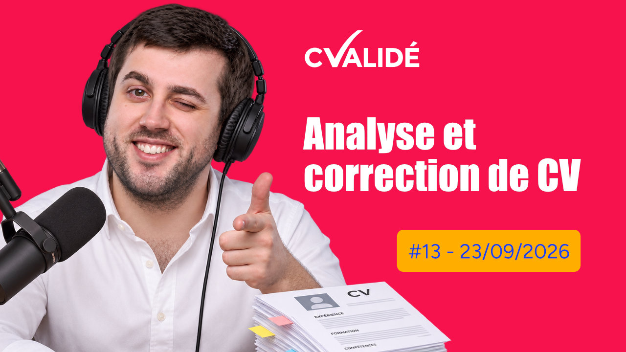 CValidé #13 : Analyse et correction de CV